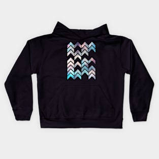 Chevron Dream 2 (Plum) Kids Hoodie